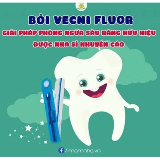 VECNI FLOUR  Bôi Chống Mủn - Sún - Sâu Răng Cho Các Bé