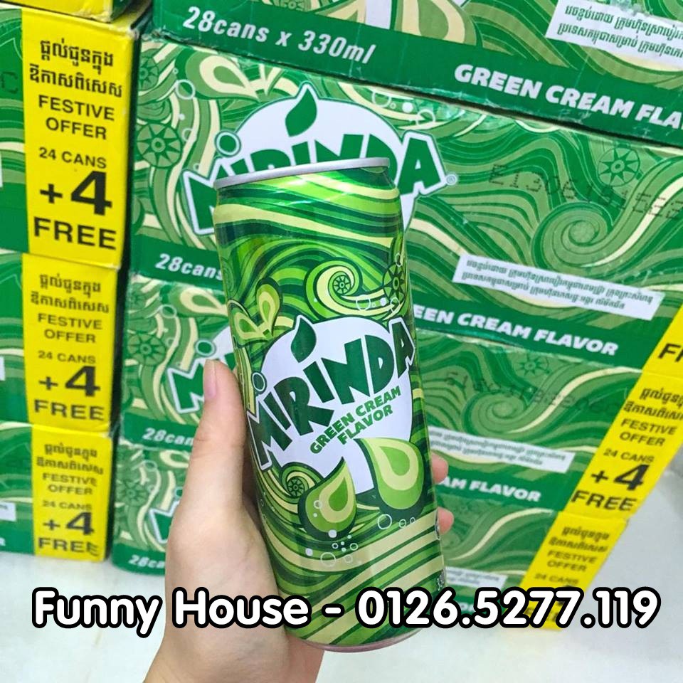 Nước ngọt Mirinda bạc hà thái lan
