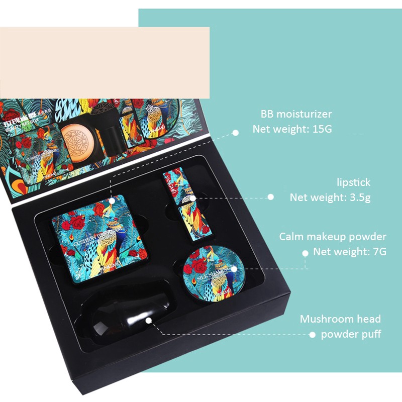 [Hàng mới về] Bộ phấn nước và son Yangmei thiết kế hình hoa và chim sang trọng | BigBuy360 - bigbuy360.vn