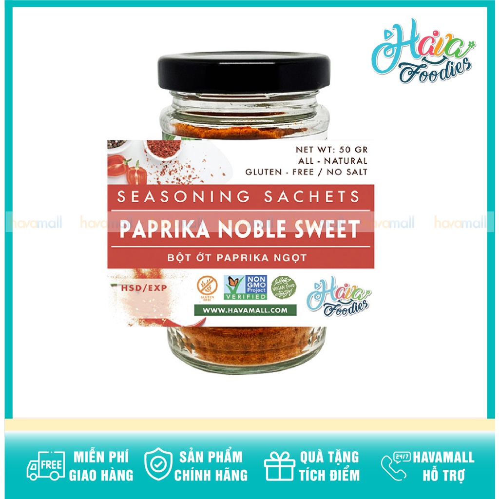 Bột Ớt Ngọt Paprika Noble Sweet Havafoodies