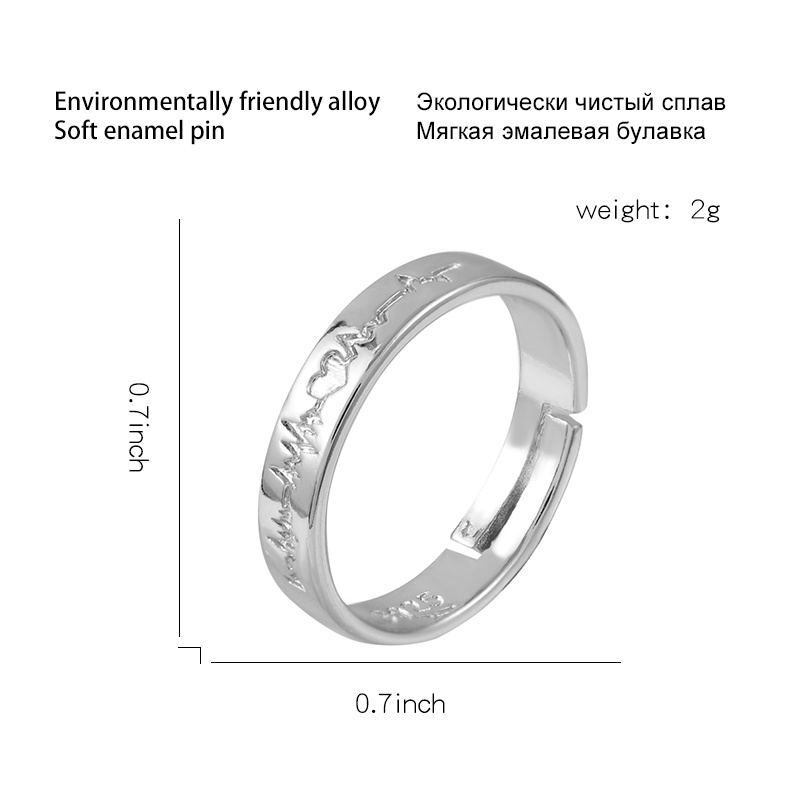 Nhẫn đeo tay có thể điều chỉnh kích thước cho cặp đôi