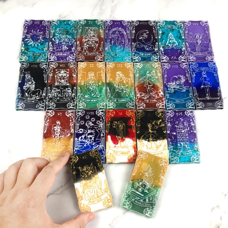 Khuôn Silicone Làm Thẻ Trò Chơi Giải Trí DIY