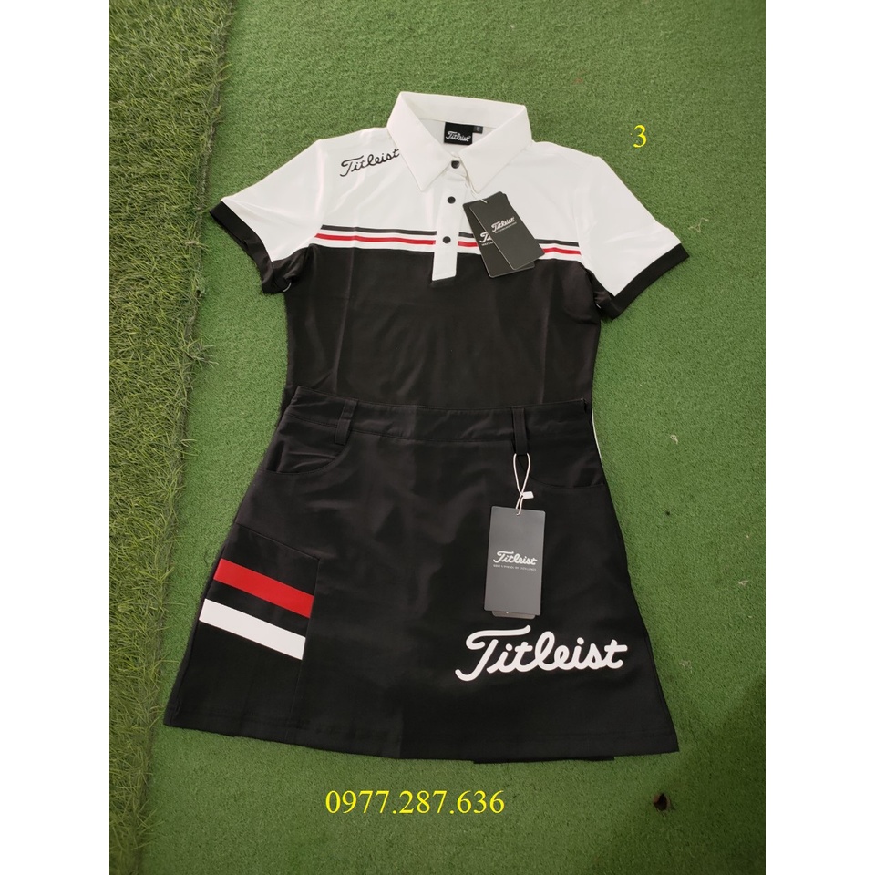 Set chân váy và áo golf nữ thời trang Titleist thể thao cao cấp shop GOLF PRO AV003