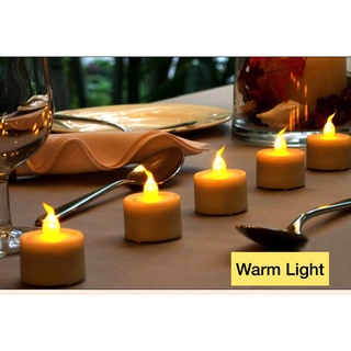 Nến điện tử tealight nhỏ (1 hộp 10 cái)