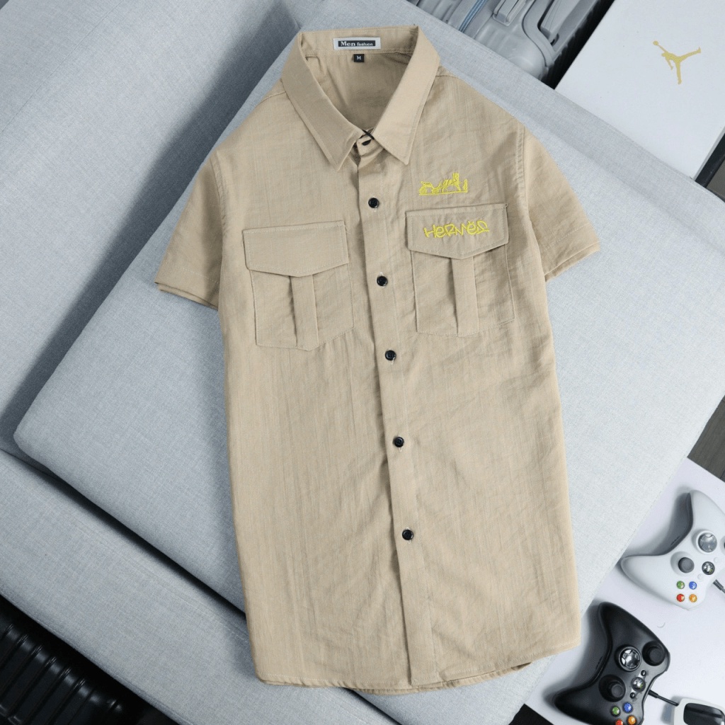 (HCM) ÁO SƠ MI NAM DÀI TAY PHONG CÁCH LUXURY ĐẲNG CẤP HOT HIT CHO CÁC ANH EM KM FASHION