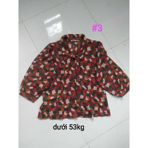 Áo voan si Nhật nhiều mẫu