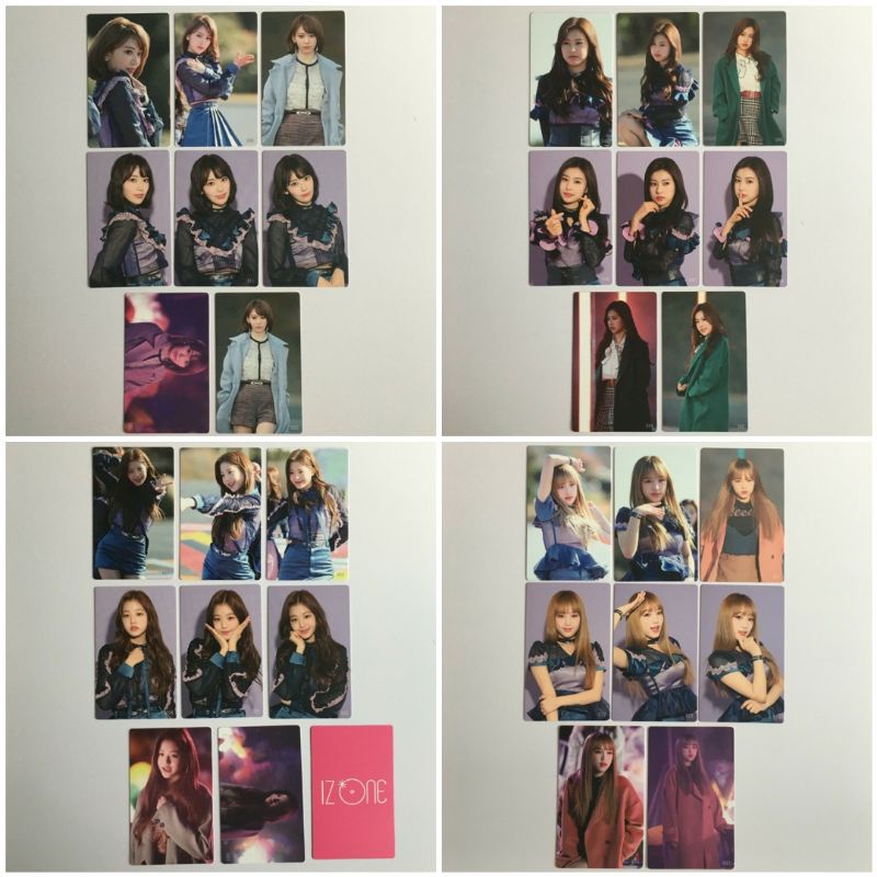 Set card ảnh unoff IZONE (IZ*ONE) - 1st Japan Showcase Limited Edition Suki to iwasetai