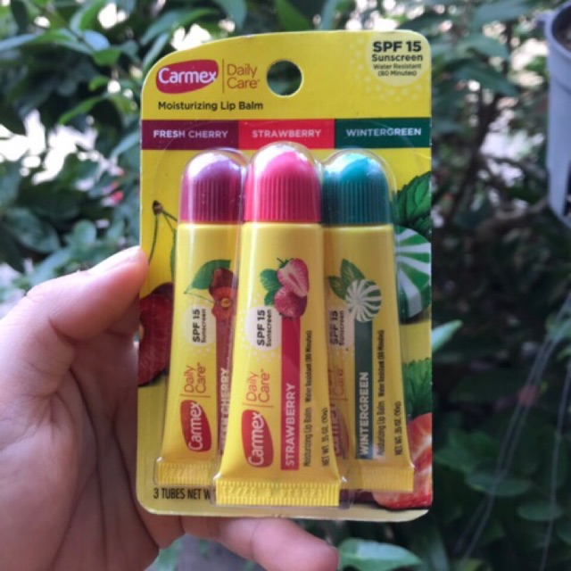 Set son dưỡng chống nắng CARMEX Lip Balm SPF15🌞🌞🌞 | BigBuy360 - bigbuy360.vn