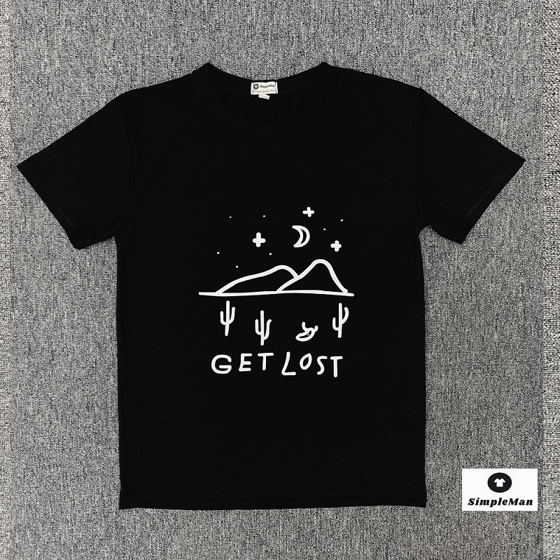Áo thun nam tay ngắn cổ tròn SimpleMan Hình đẹp (Get Lost, Give Me Space) | BigBuy360 - bigbuy360.vn