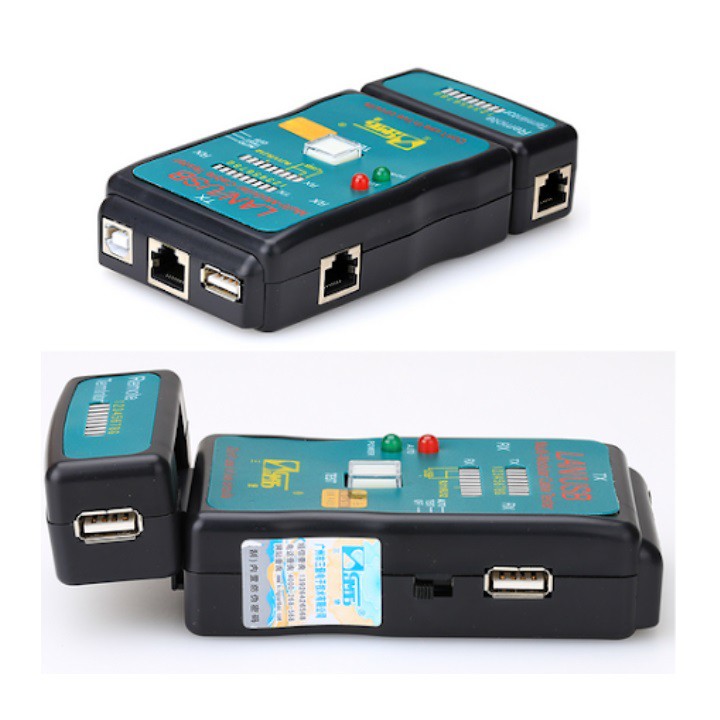 Thiết bị test cáp mạng - Hộp kiểm tra dây mạng đa năng CT-168 (RJ45-RJ11-USB)