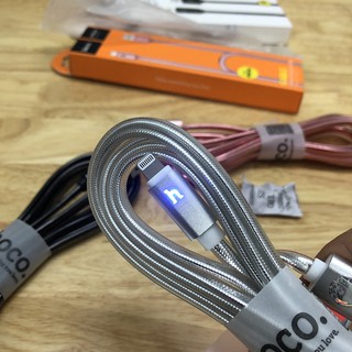 Cáp Hoco UPL12 ✓ Đèn Led Báo Sạc Đầy ✓ Cáp IPHoco UPL12