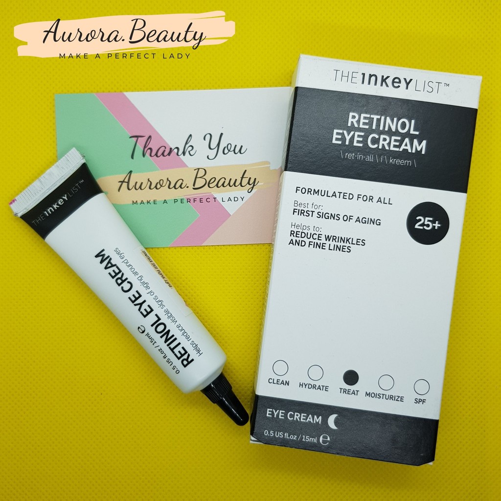 Kem Dưỡng Mắt THE INKEY LIST Brighten-i Retinol Caffein Eye Cream 15ml [Bill USA, UK] | BigBuy360 - bigbuy360.vn