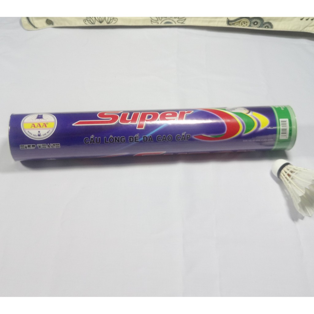 Ống Cầu Lông Hiệp Thành AAA (12 Quả) - Cầu Lông Đế Da Cao Cấp