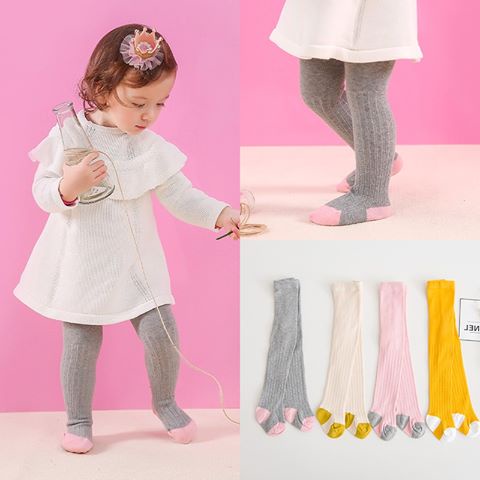 Quần tất cotton bao chân cho bé, co giãn tốt, giữ ấm tốt