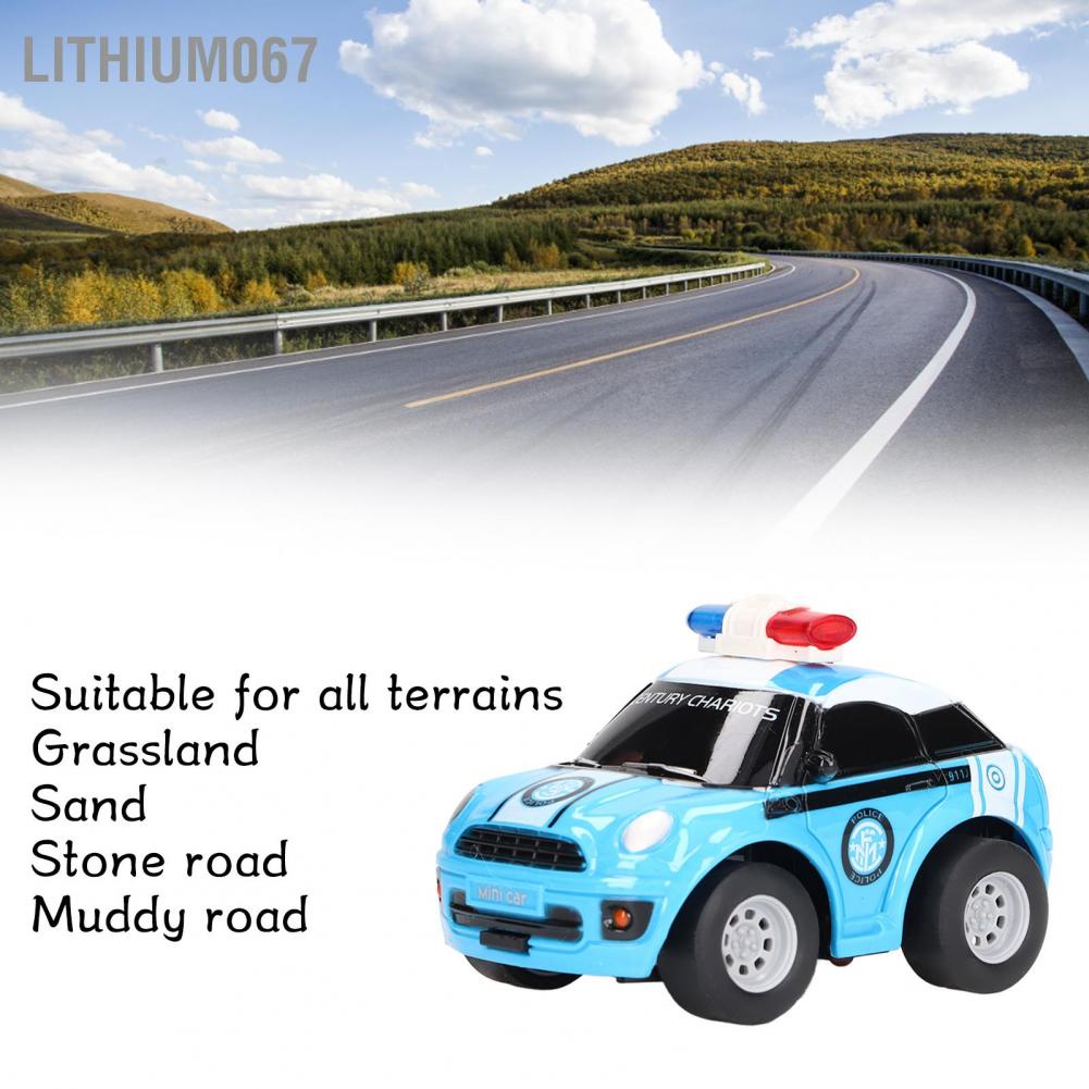 Lithium067 Xe ô tô RC trẻ em 1:43 Di động Sống Dễ thương Vui nhộn Món quà sinh nhật Ô điều khiển từ xa cho Hoạt ngoài trời