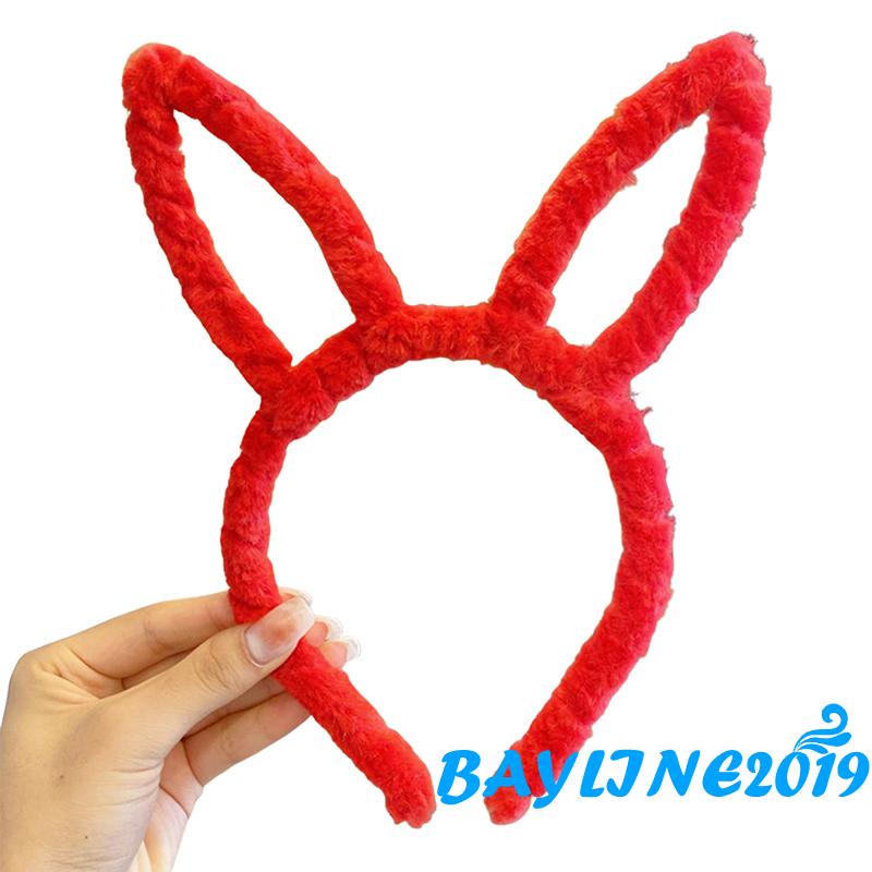 Băng đô tai thỏ nhồi bông hóa trang lễ Phục Sinh dễ thương