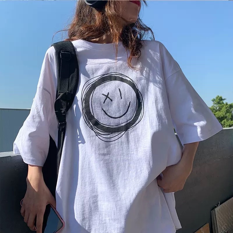 Áo thun phông nam nữ PINK tay lỡ form rộng XI Unisex