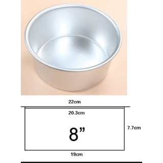 Khuôn nhôm đúc đế liền 8''
