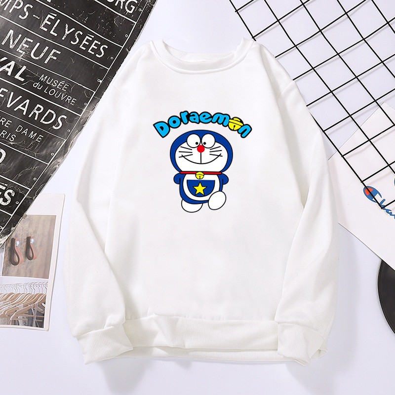 Áo nỉ , in doremon , Thời trang unisex đủ size