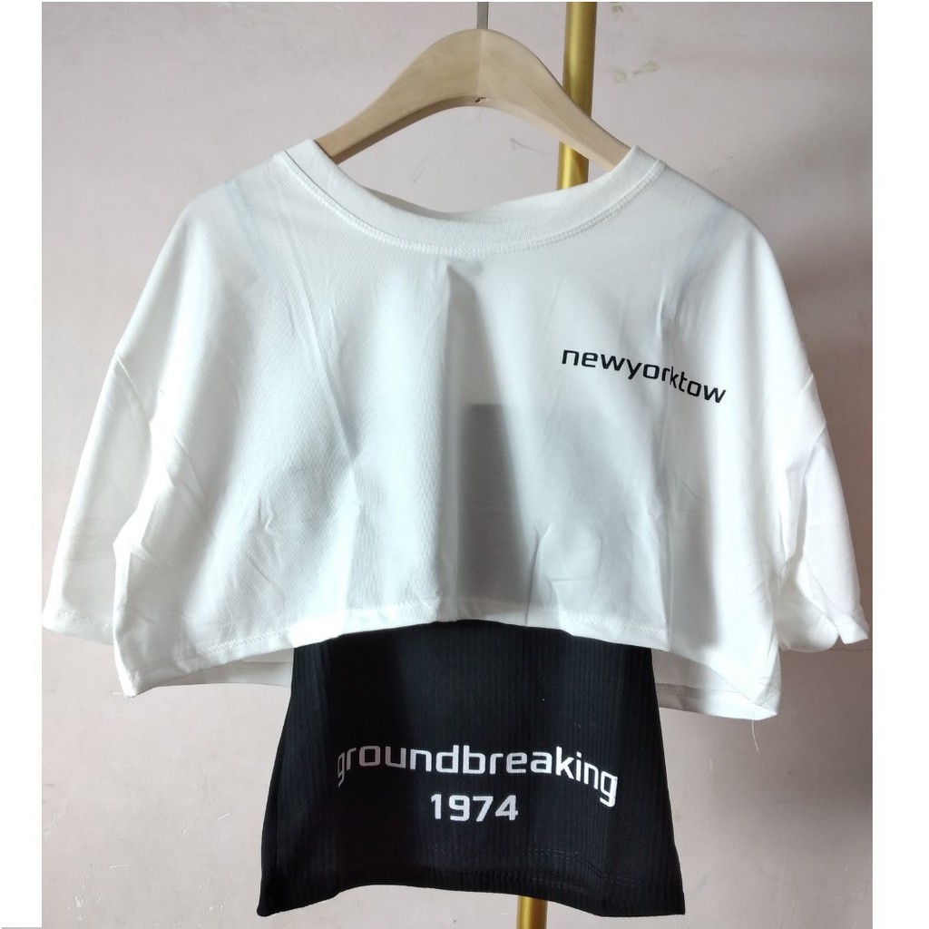 :  Áo Thun Croptop / Quần Jogger Phom Rộng  BAOTIN FASHION