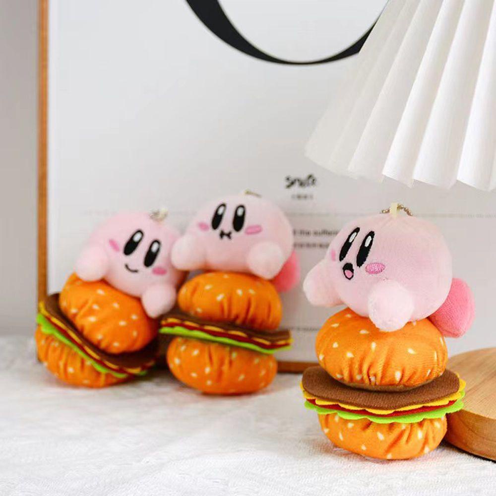 LANFY Móc Khóa Hình Ngôi Sao Kirby Kirby Nhồi Bông Dễ Thương