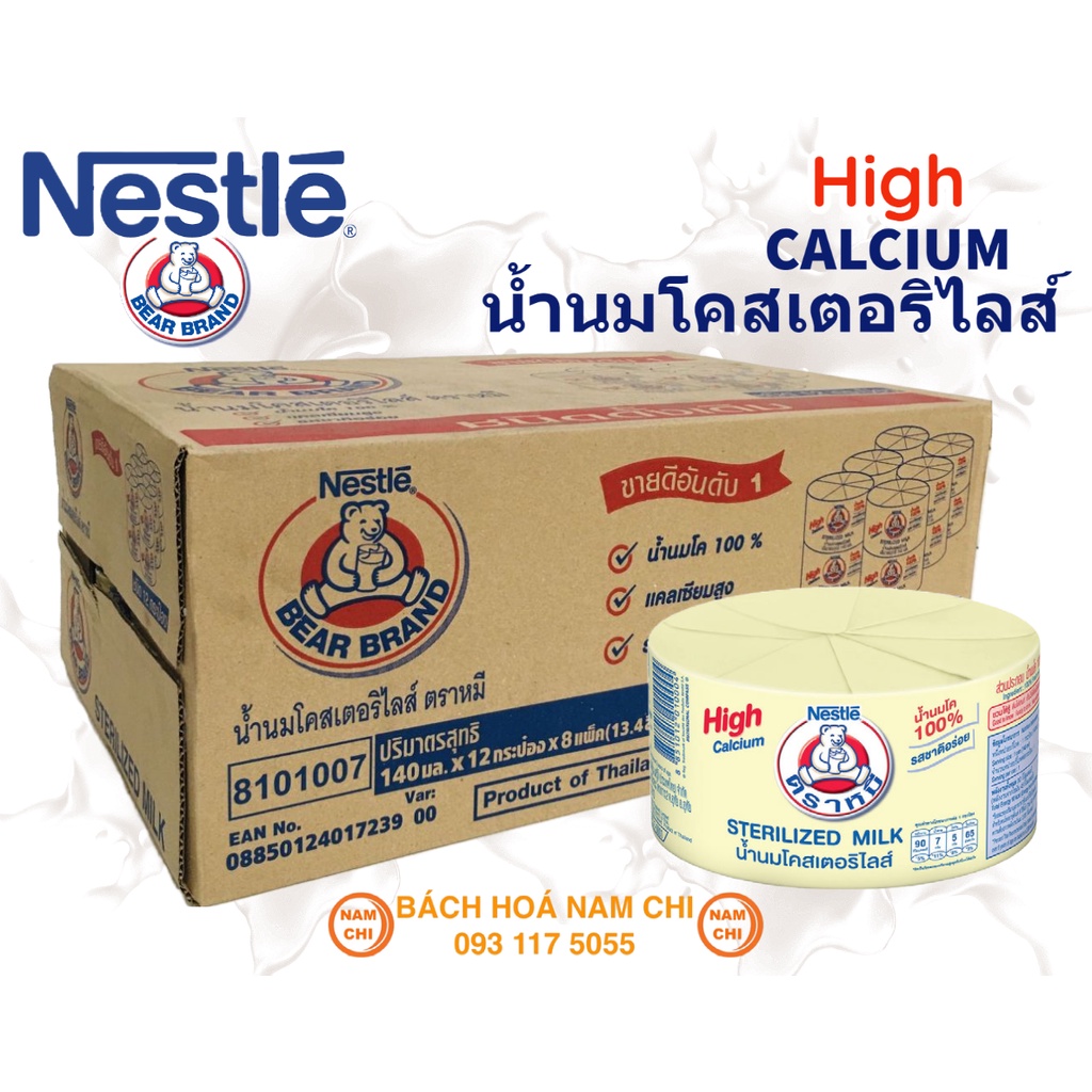 [THÙNG 96 HỘP] SỮA GẤU NESTLE 140ML - THÁI LAN