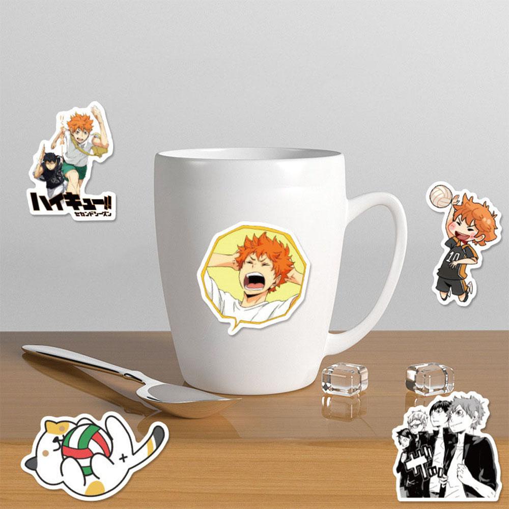 Bộ 50 Miếng Dán Mini Họa Tiết Hoạt Hình Anime Graffiti Trang Trí Ván Trượt / Guitar / Văn Phòng