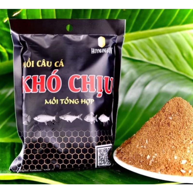 Cám câu cá Khó Chịu đen 250g