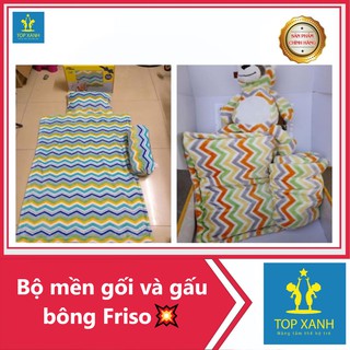 Bộ mền gối và gấu bông Friso