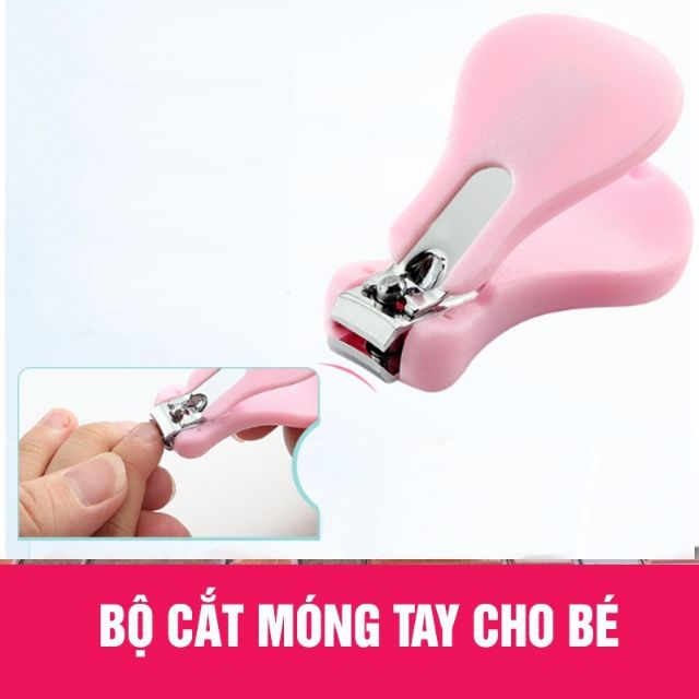 Bộ cắt móng tay, bấm móng tay 4 chi tiết cho bé yêu