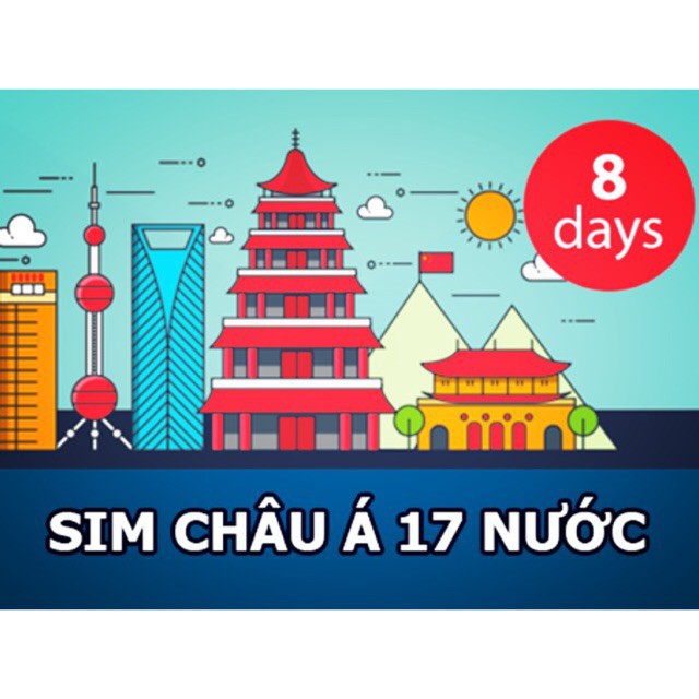 [Freeship toàn quốc từ 50k] Sim Châu Á 3G/4G, Sim Du Lịch Châu Á Tốc Độ Cao