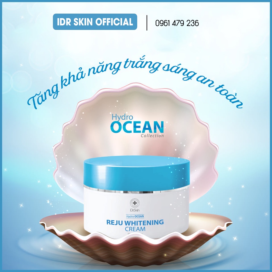 Bộ Hydro Ocean Collection IDr Skin giúp cấp ẩm và trắng sáng chuyên sâu
