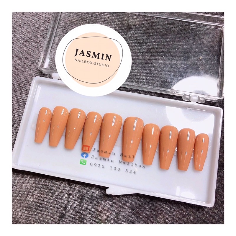 [NAIL BOX] nailbox móng úp thiết kế mẫu gel trơn đổi màu inbox
