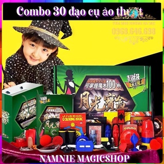Combo 30 đạo cụ ảo thuật đồ chơi giáo dục hàng có sẵn