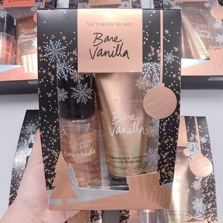 Set Xịt Thơm và Dưỡng Thể VICTORIA'S SECRET CRIMSON BERRIES FRAGRANCE MIST & LOTION | Thế Giới Skin Care