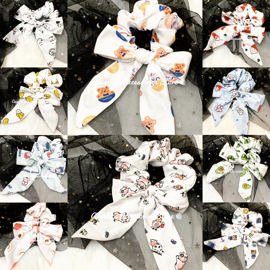 Bộ sưu tập các mẫu SCRUNCHIES siêu xinh, độc đáo chào Hè
