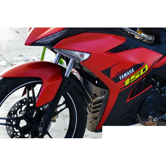 Tem trùm exciter 150 đỏ đen mẫu mới, độ team trùm decal xe máy ex dán đời 2015-2020