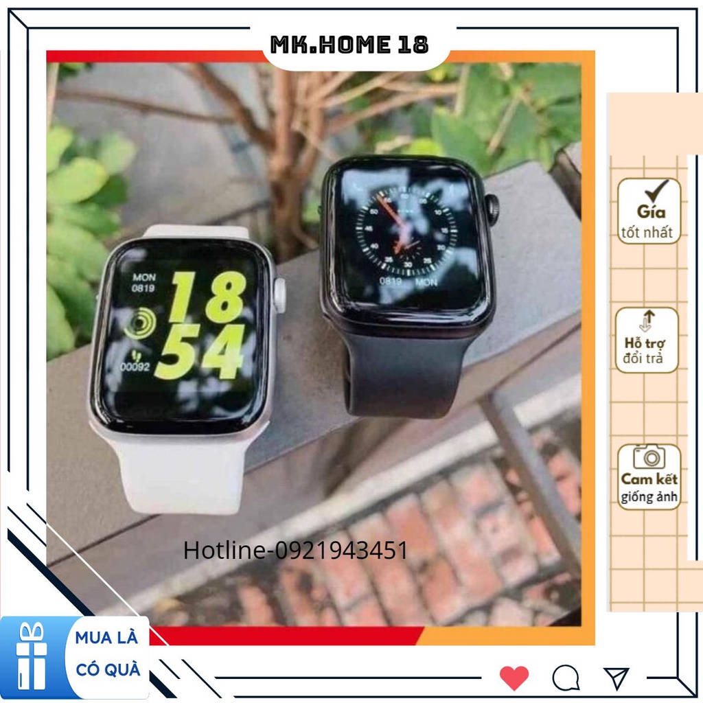 Đồng Hồ Thông Minh Nam Nữ T500+ Plus Series 6 Thay Được Ảnh Hình Nền, Nghe, Gọi Full Chức Năng, BH 12 Tháng
