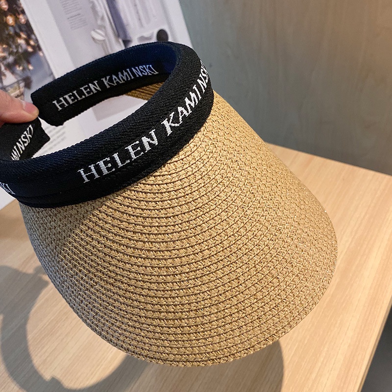 Nón Cói Hở Đầu Vòng Đen Phối Chữ Kiểu Hàn L2130