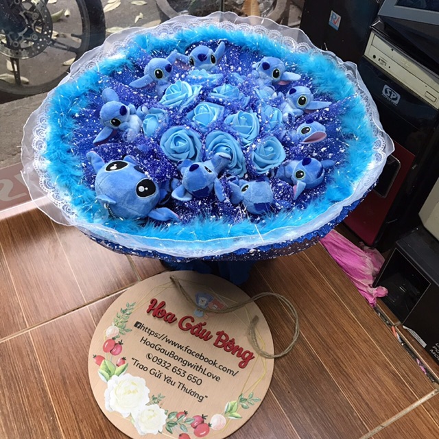 Hoa Gấu Bông stick