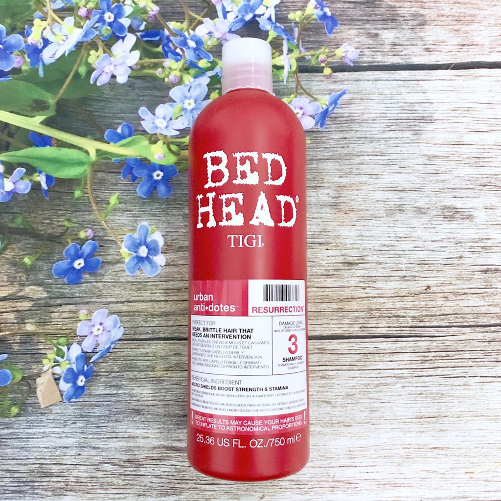 Cặp dầu gội, dầu xả Tigi đỏ - Tigi Bed Head Rehab For Hair - Hàng USA 750ml + 750ml