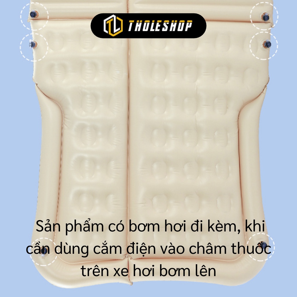 Đệm Hơi Ô Tô - Nệm Giường Ô Tô Cao Cấp, Có Thể Làm Giường Dã Ngoại Kèm Bơm 9419