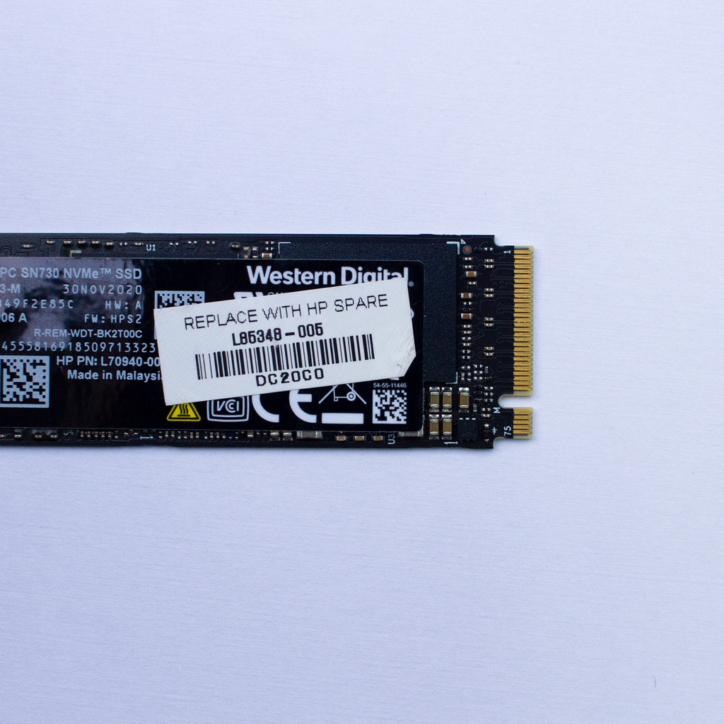 Ổ CỨNG LAPTOP SSD Western Digital PC SN810 1TB M2 2280 NVMe Gen 4x4