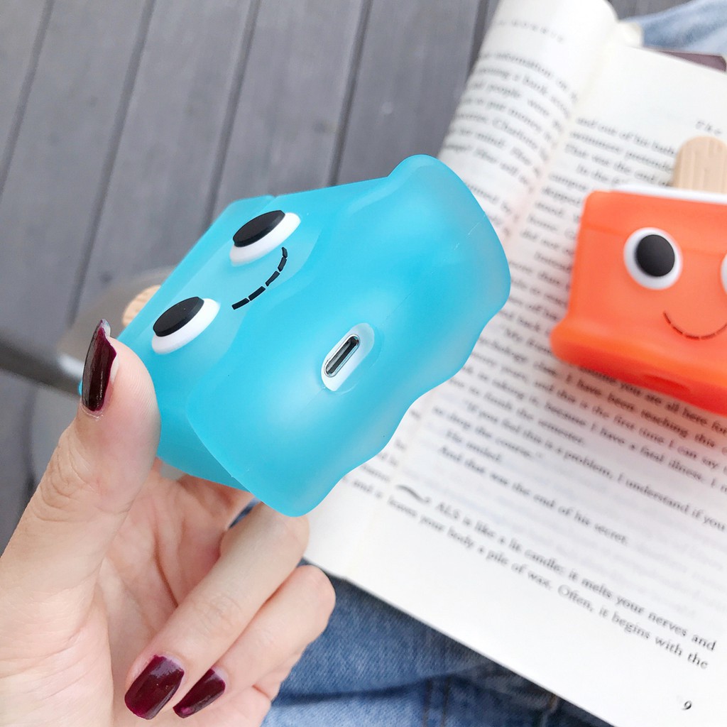 Cute popsicle airpods case airpods pro case anti-drop protective cover for wireless bluetooth headsets