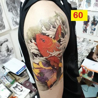 HÌNH XĂM DÁN CÁ CHÉP ĐỎ - NHƯ THẬT 100%