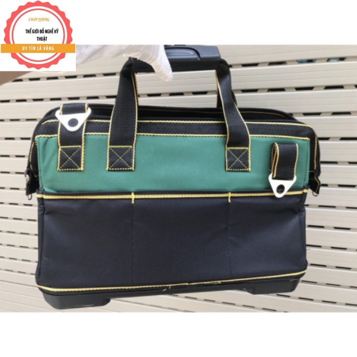 Túi Đựng Đồ Nghề Đế Nhựa Chịu Lực Chống Thấm Giỏ Xách Dụng Cụ Đáy Cứng