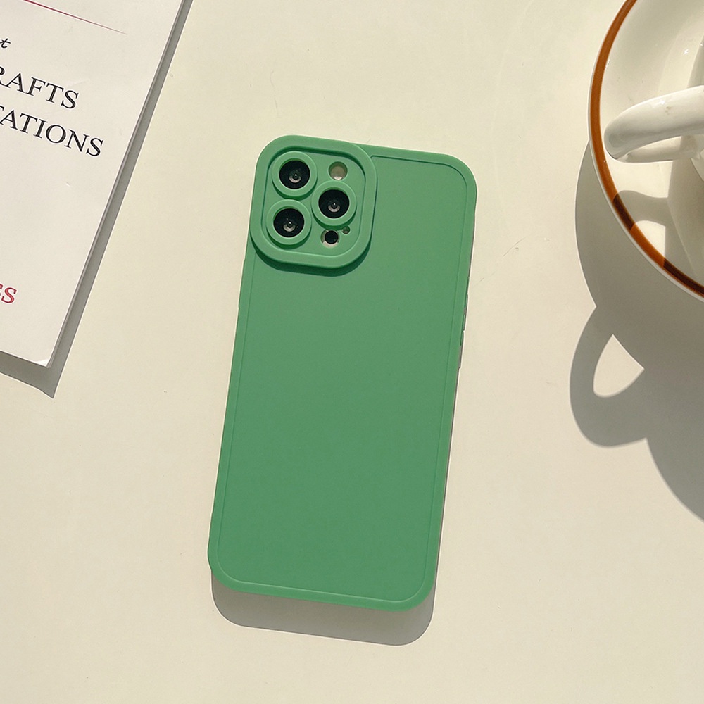 Ốp Điện Thoại Silicon Mềm Nhám Màu Kẹo Cho iPhone 11 12 13 Pro MAX Mini 6 6S 7 8 Plus 7Plus 8Plus XR X XS MAX SE 2020 2022