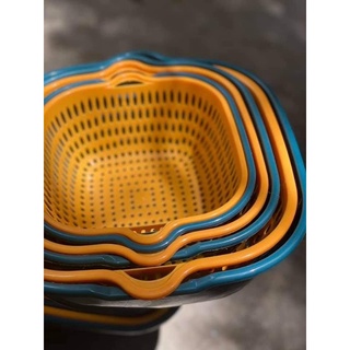 bộ 3 rổ kèm 3 chậu (set 6 chiếc)