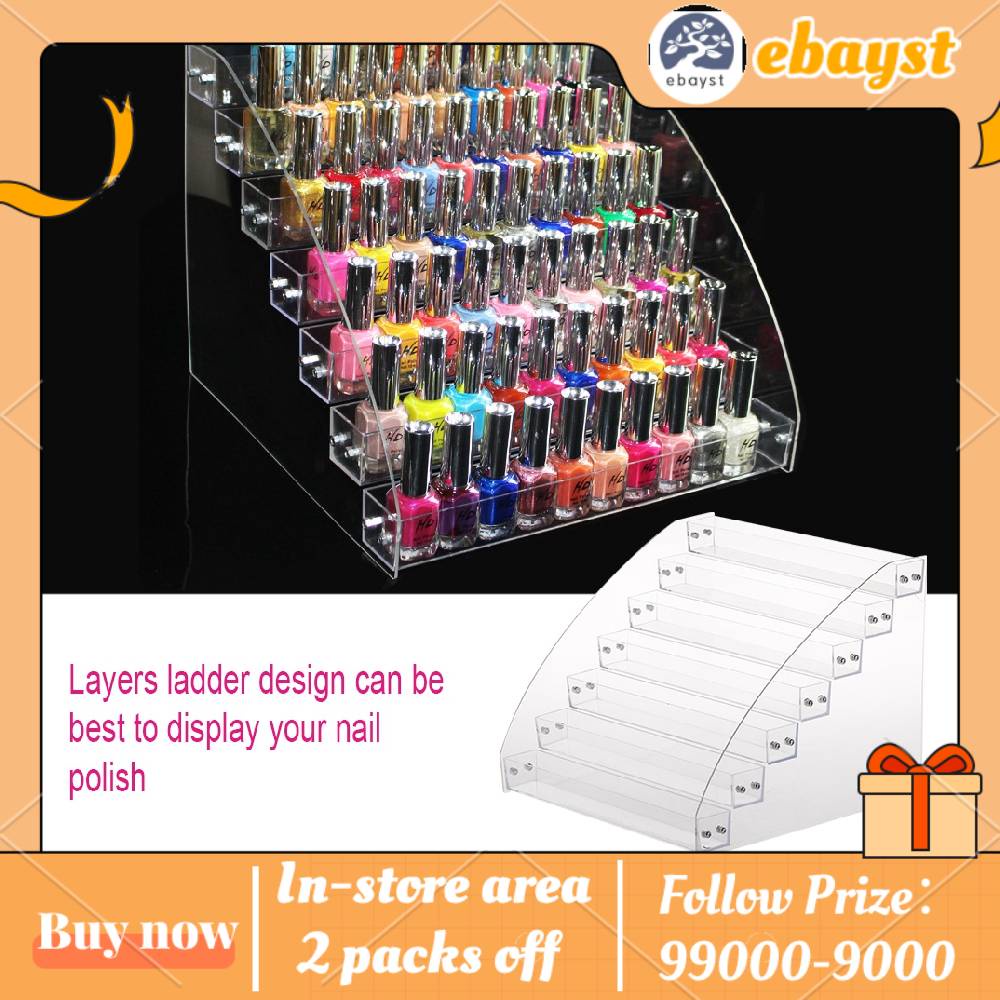 Kệ Acrylic Trong Suốt Dùng Để Sơn Móng Tay