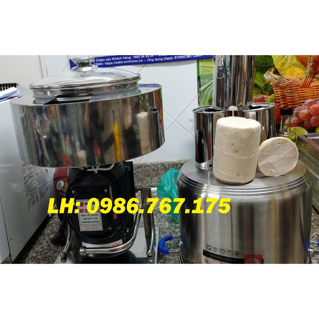 Cối xay thịt làm xúc xích, chả cá, giò chả, pate, xay cua cá hải sản cực nhuyễn, CÓ BAO ĐÁ GIỮ LẠNH
